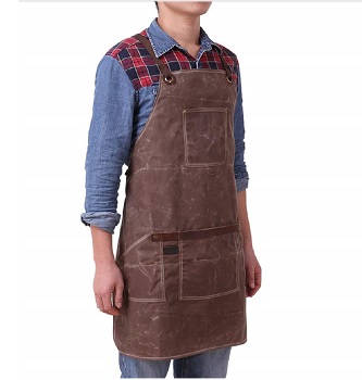 Delantal de cuero